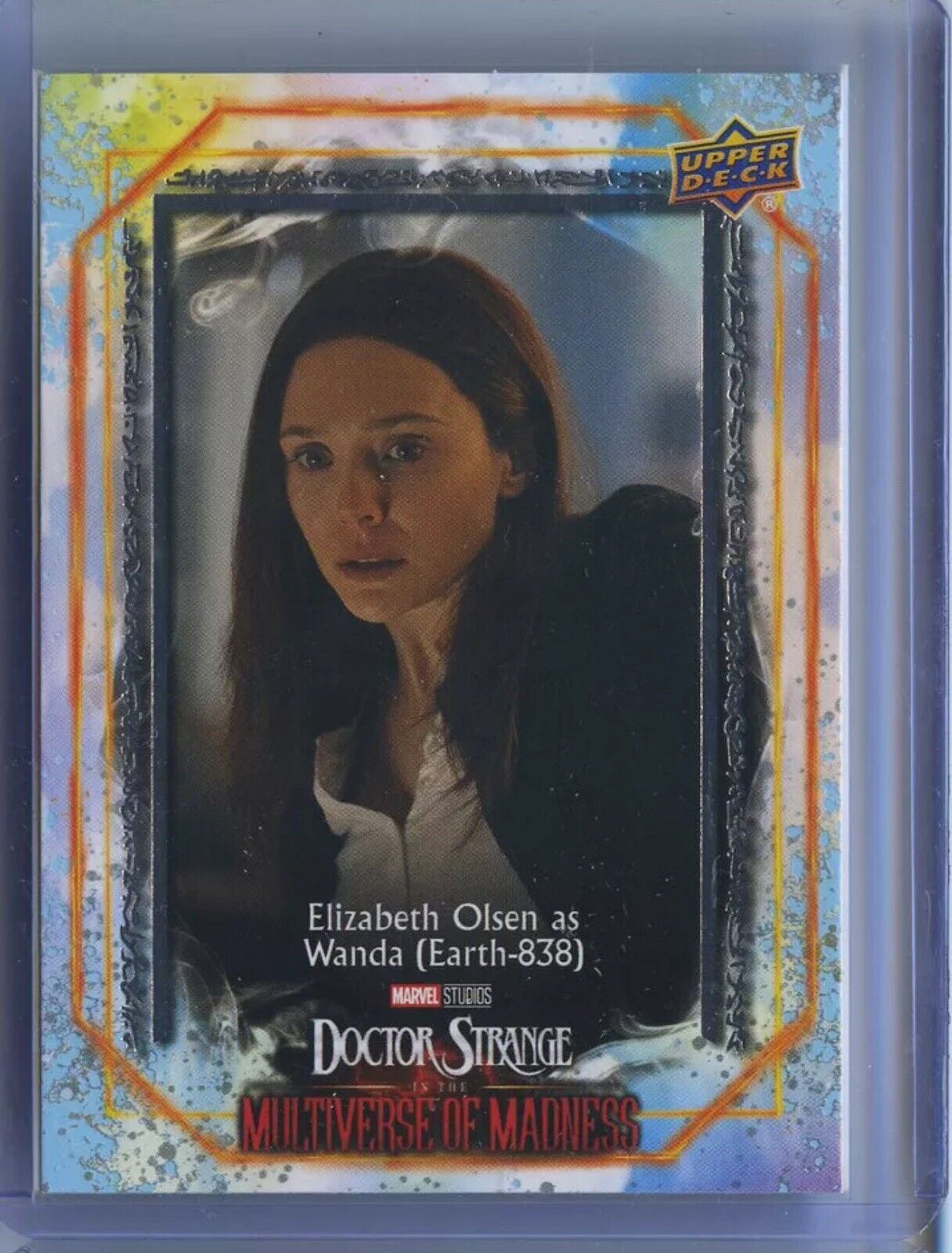 2023 Upper Deck Doctor Strange Elizabeth Olsen as Wanda Earth-838 1 of 838 SLP