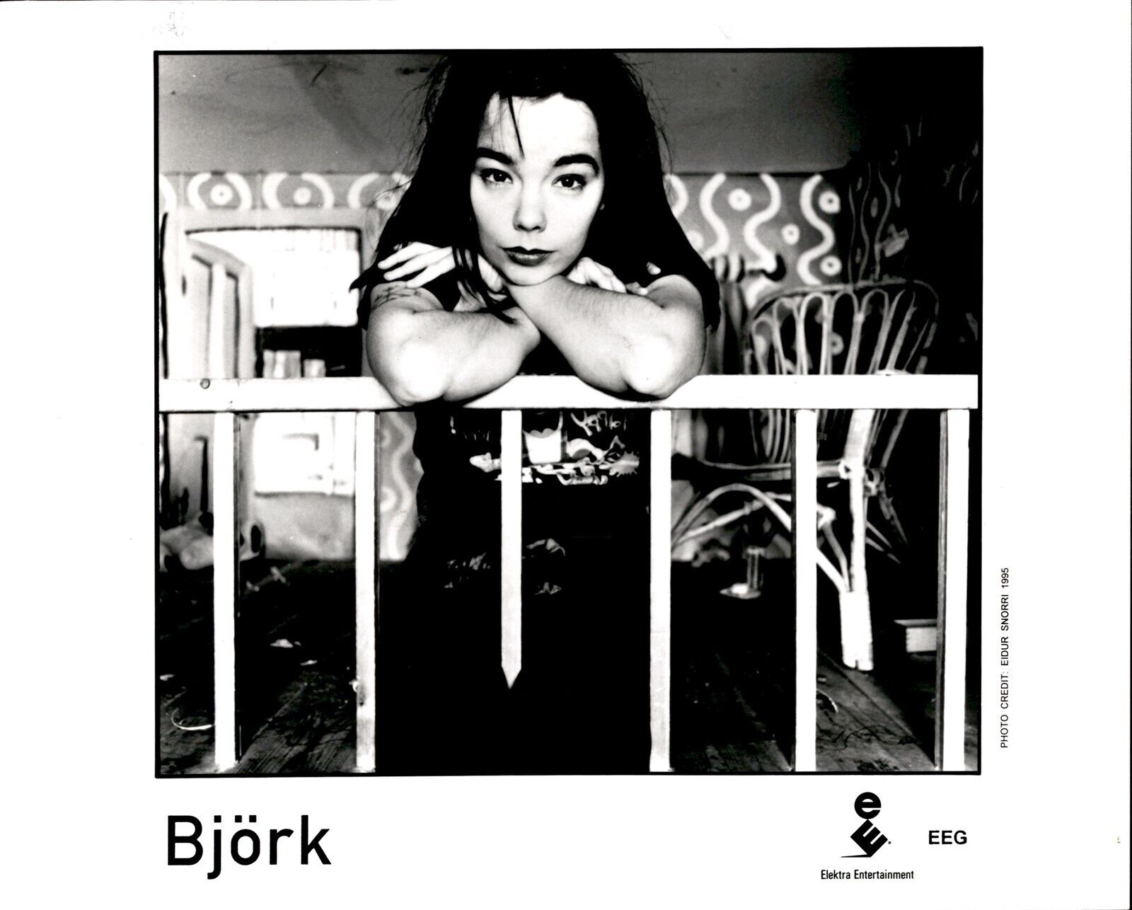LD301 1995 Original Eidur Snorri Photo BJORK Icelandic Singer Avant-Garde Music