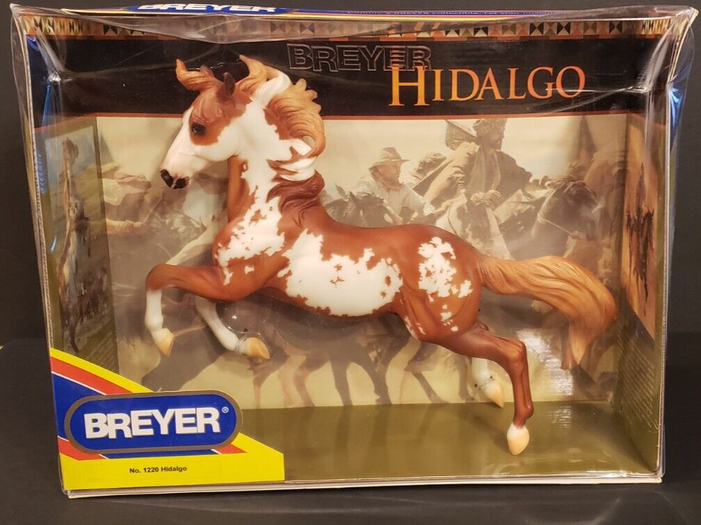 Breyer Model Horse HIDALGO No. 1220 - Silver Mold - Chestnut Overo - Please Read