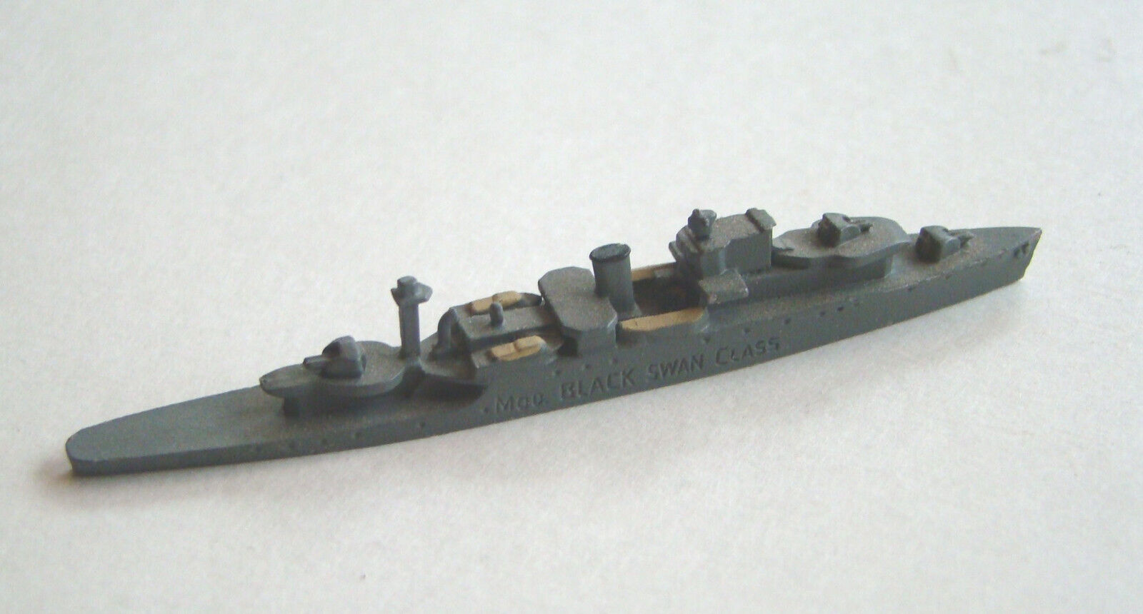 WWII Black Swan Class Lead Waterline Ship British Sloop Convoy Escort old