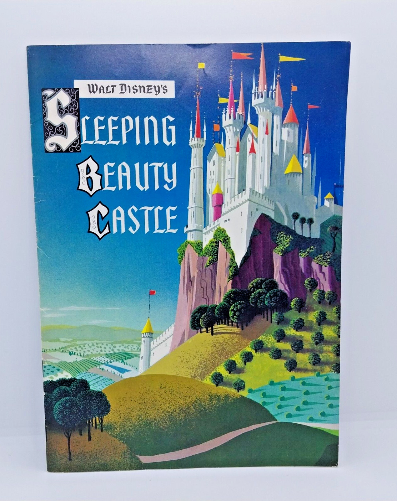 1957 Disneyland Sleeping Beauty Castle Booklet with Fold Out & Original Coupon