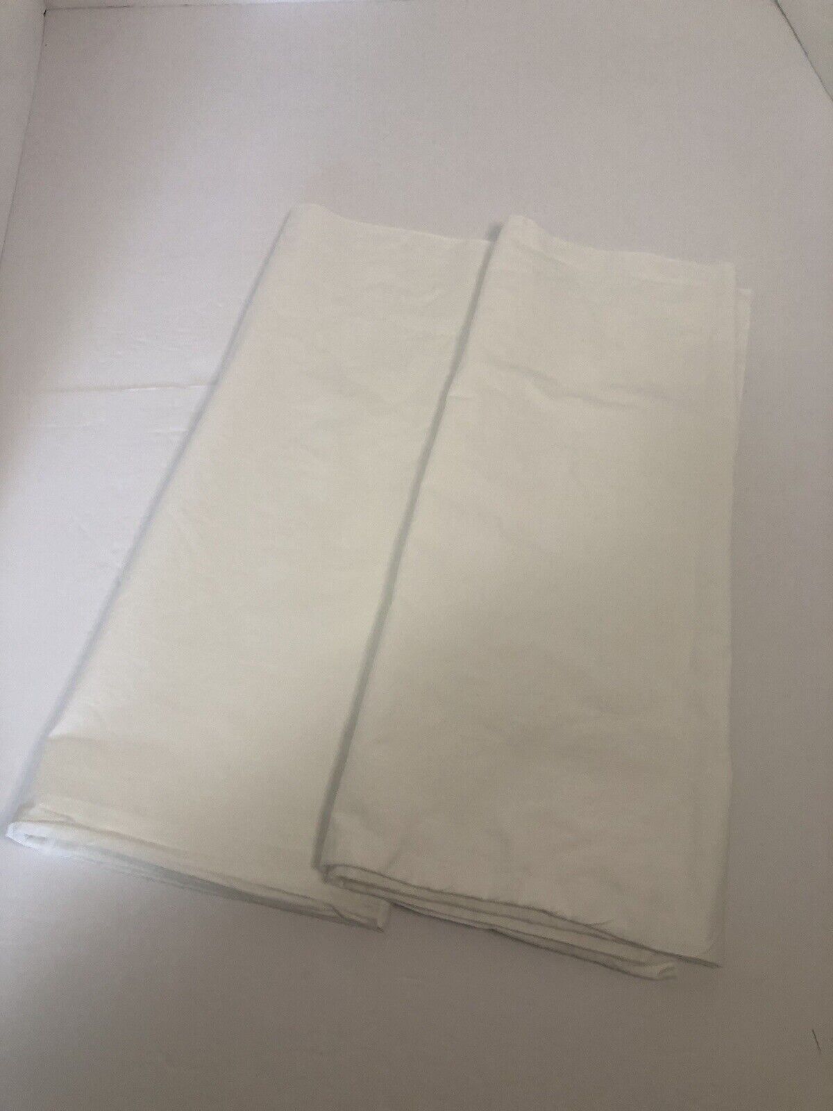 Spring Maid Pillowcases Standard Size 100% Cotton White