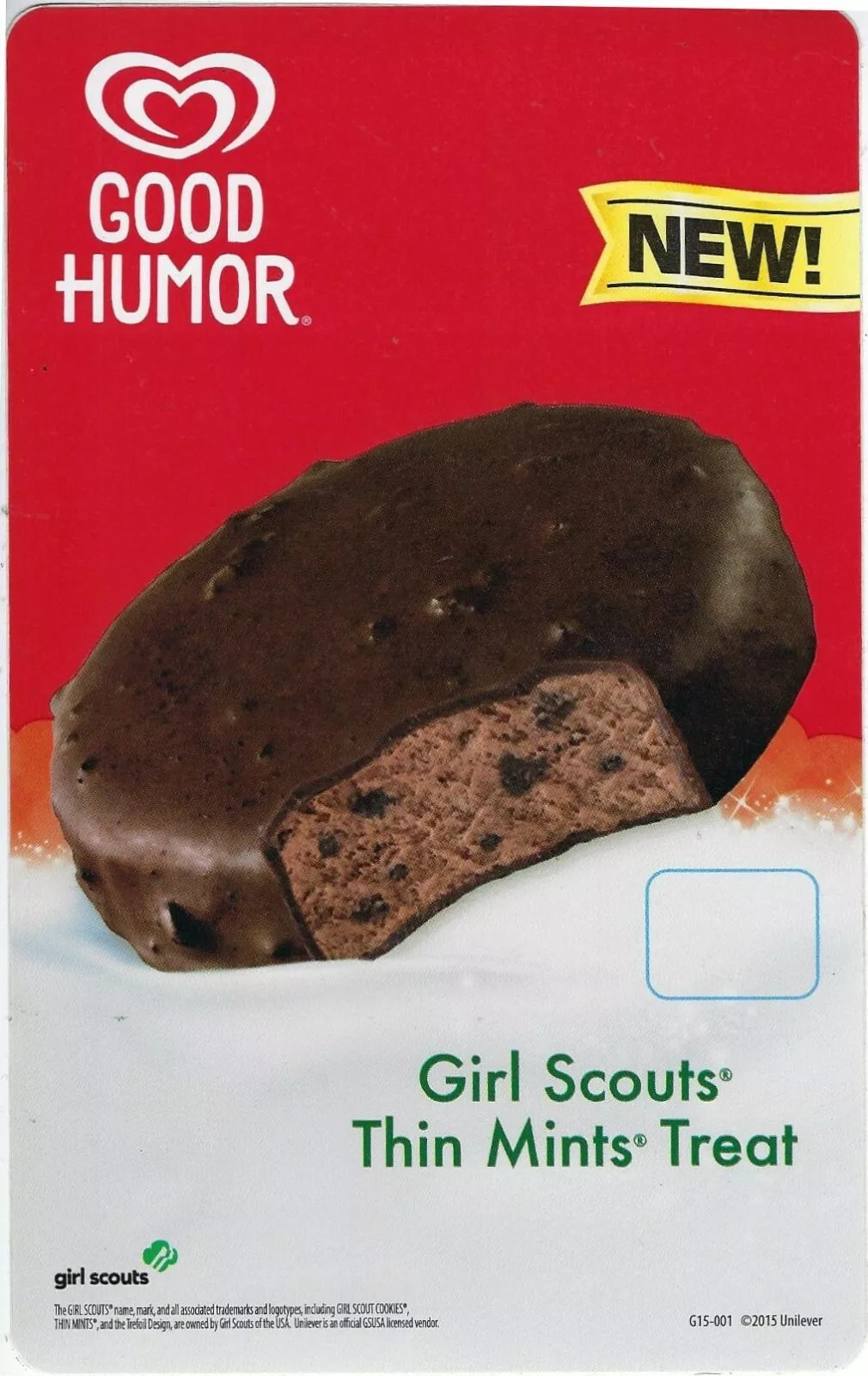 Girl Scouts\' Thin Mint Treat Good Humor 5\