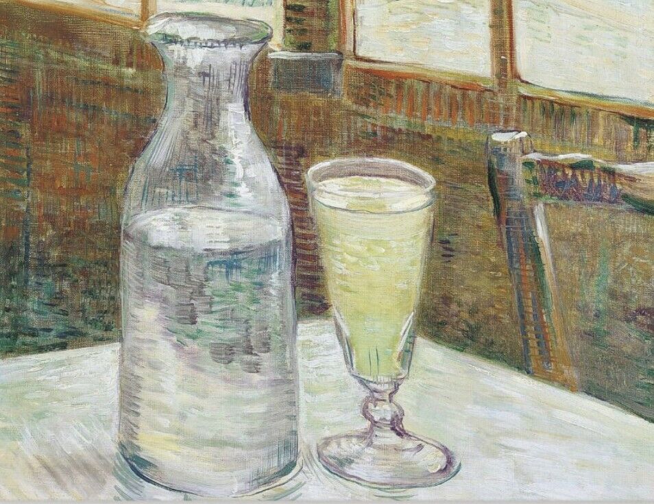 Vincent van Gogh - Still Life with Absinthe  postcard
