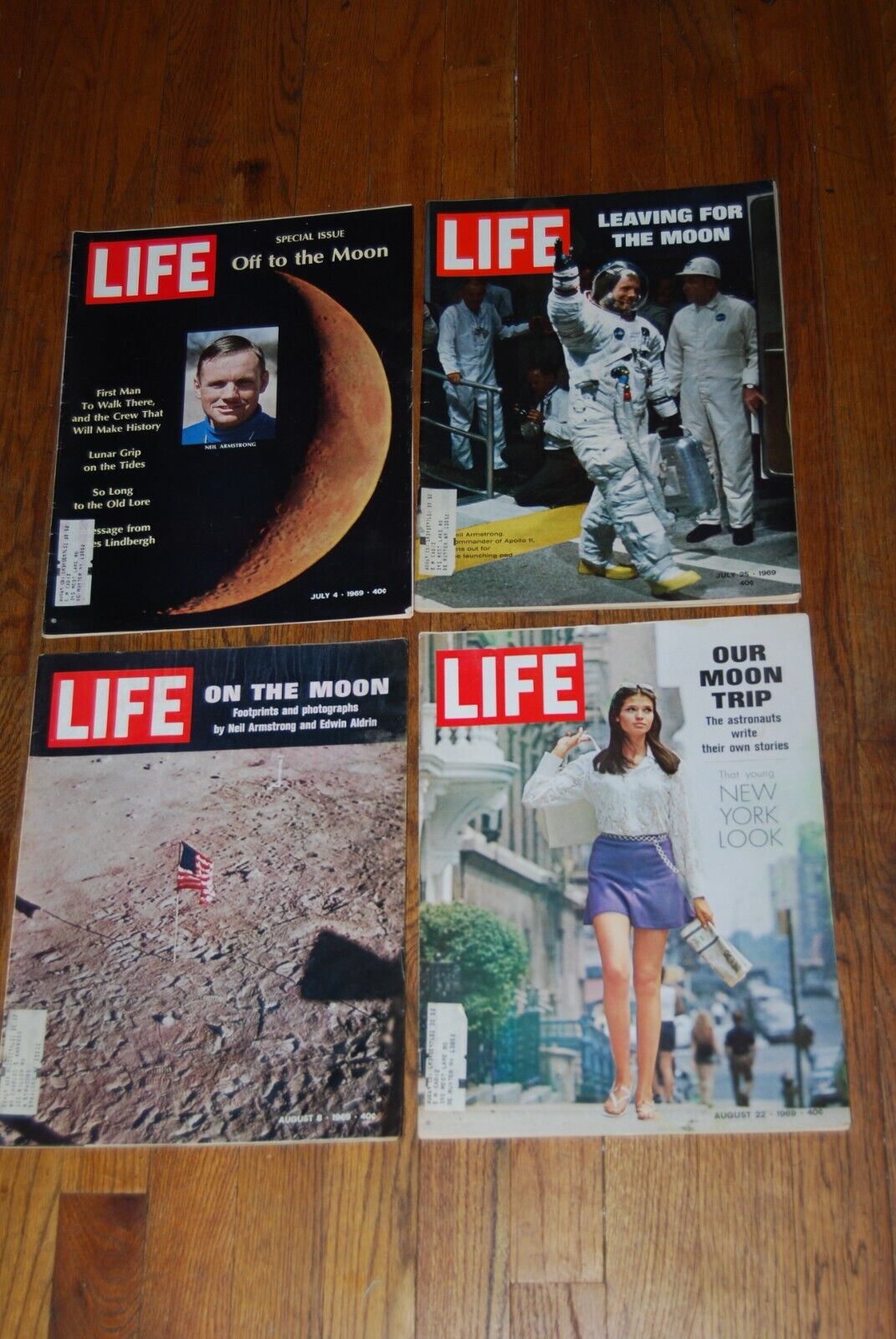 Life Magazine - 4 issues 1969 - Apollo 11