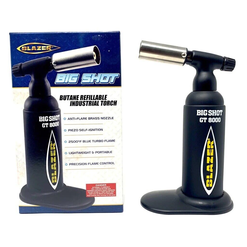 BLAZER Big Shot GT 8000 Anti-Flare Butane Torch Lighter - BLAZER BIG SHOT