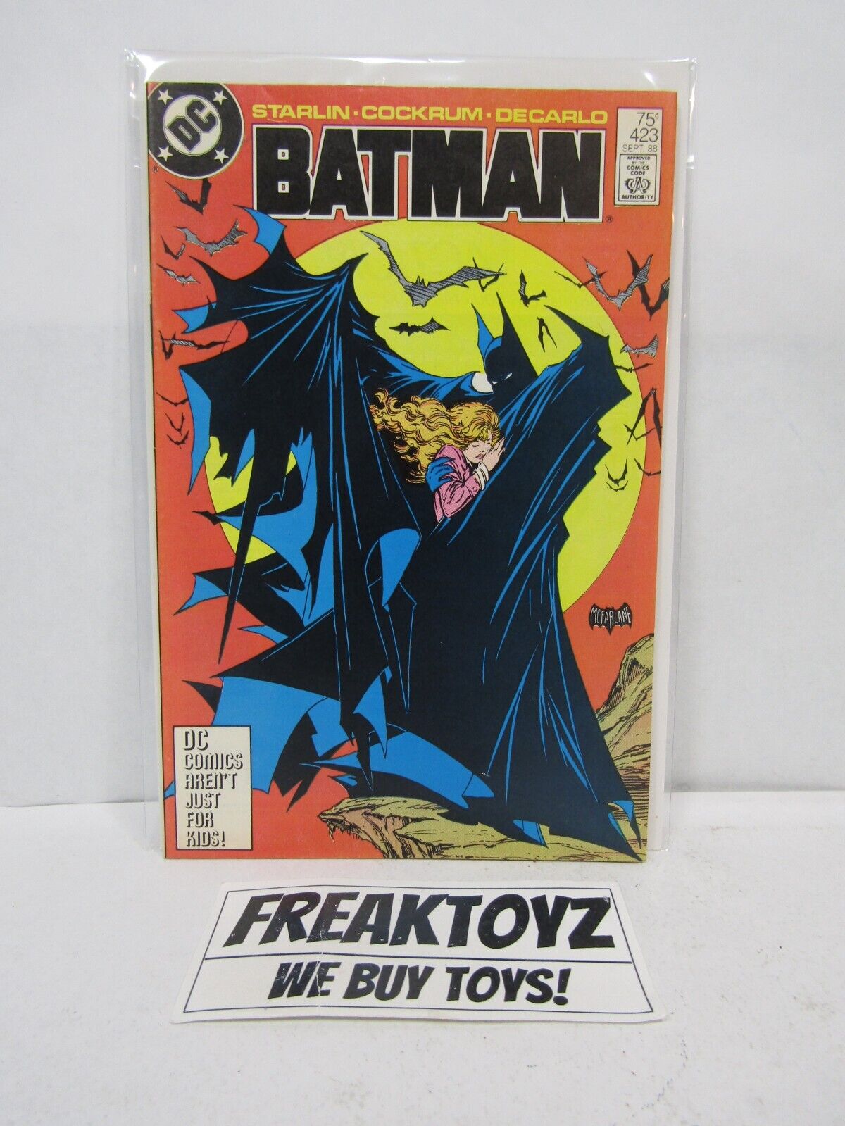 Batman #423 REP 2nd Second Print 1988 DC Comics