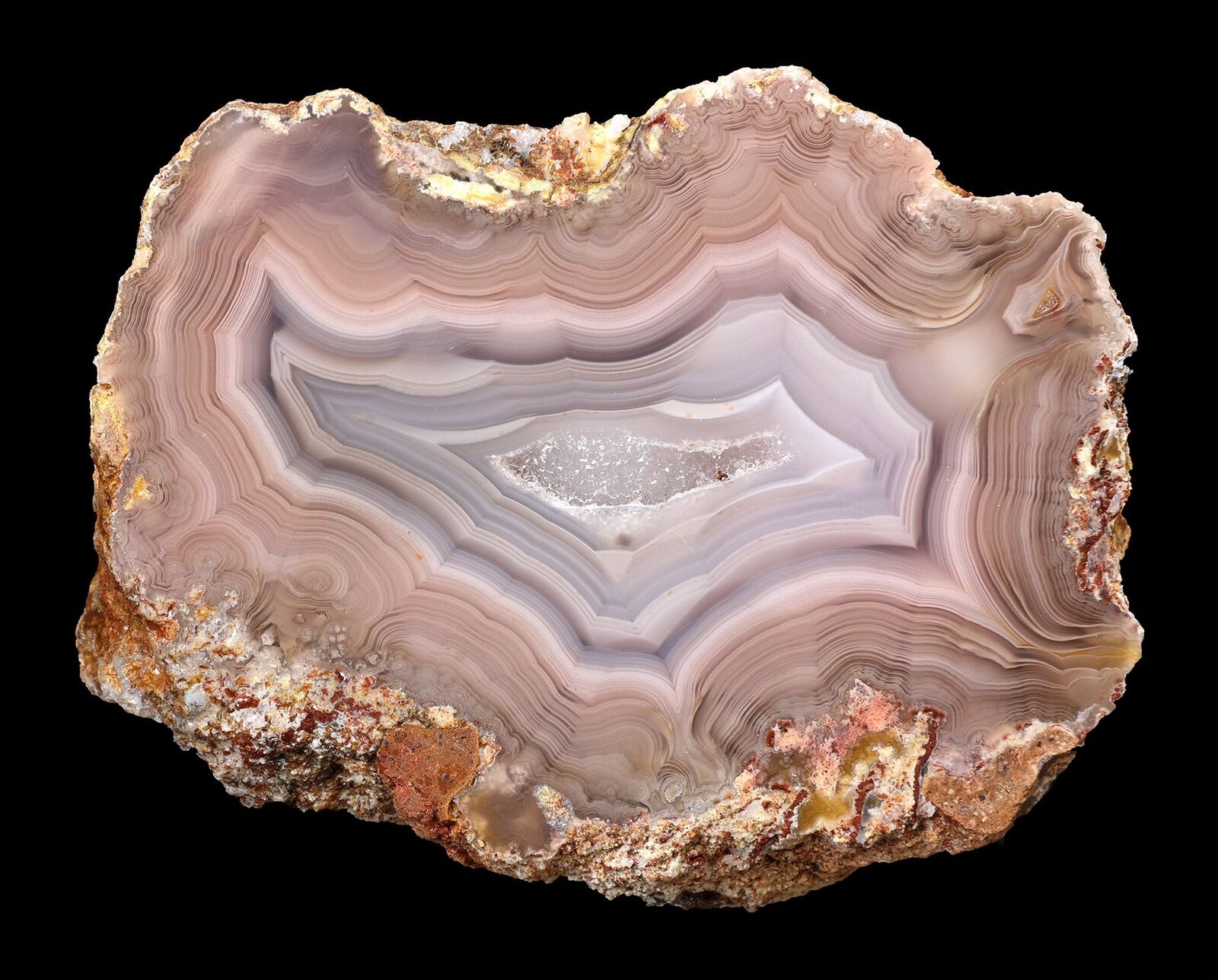 Amazing LARGE Banded Laguna Agate From Mexico Collectors Grade