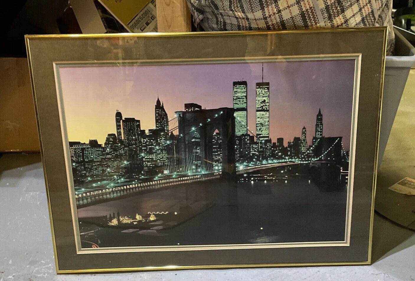 Framed - Print - NEW YORK WORLD TRADE CENTER 17” X  24”