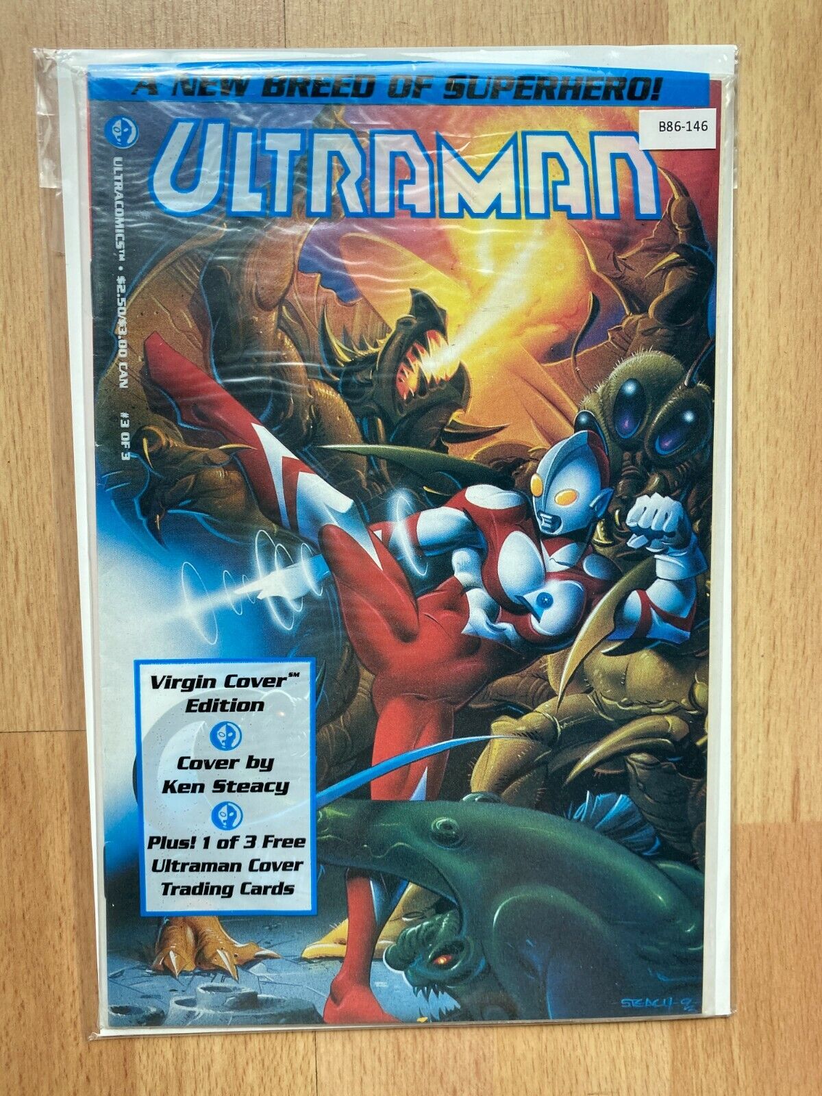 Ultraman 3 VF 8.0 Sealed High Grade Comic Book B86-146