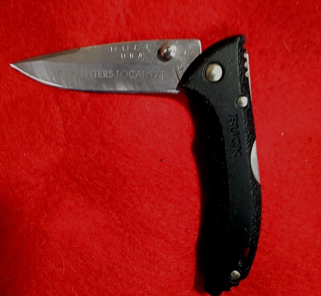 Buck 284 Lockback Folding Knife Carpenters Local 171 130th Anniversary Knife