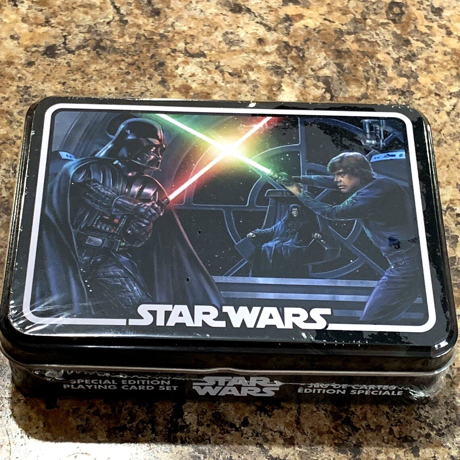 Star Wars Playing Card Set 2 Unique Decks plus Tin Darth Vader Luke Skywalker