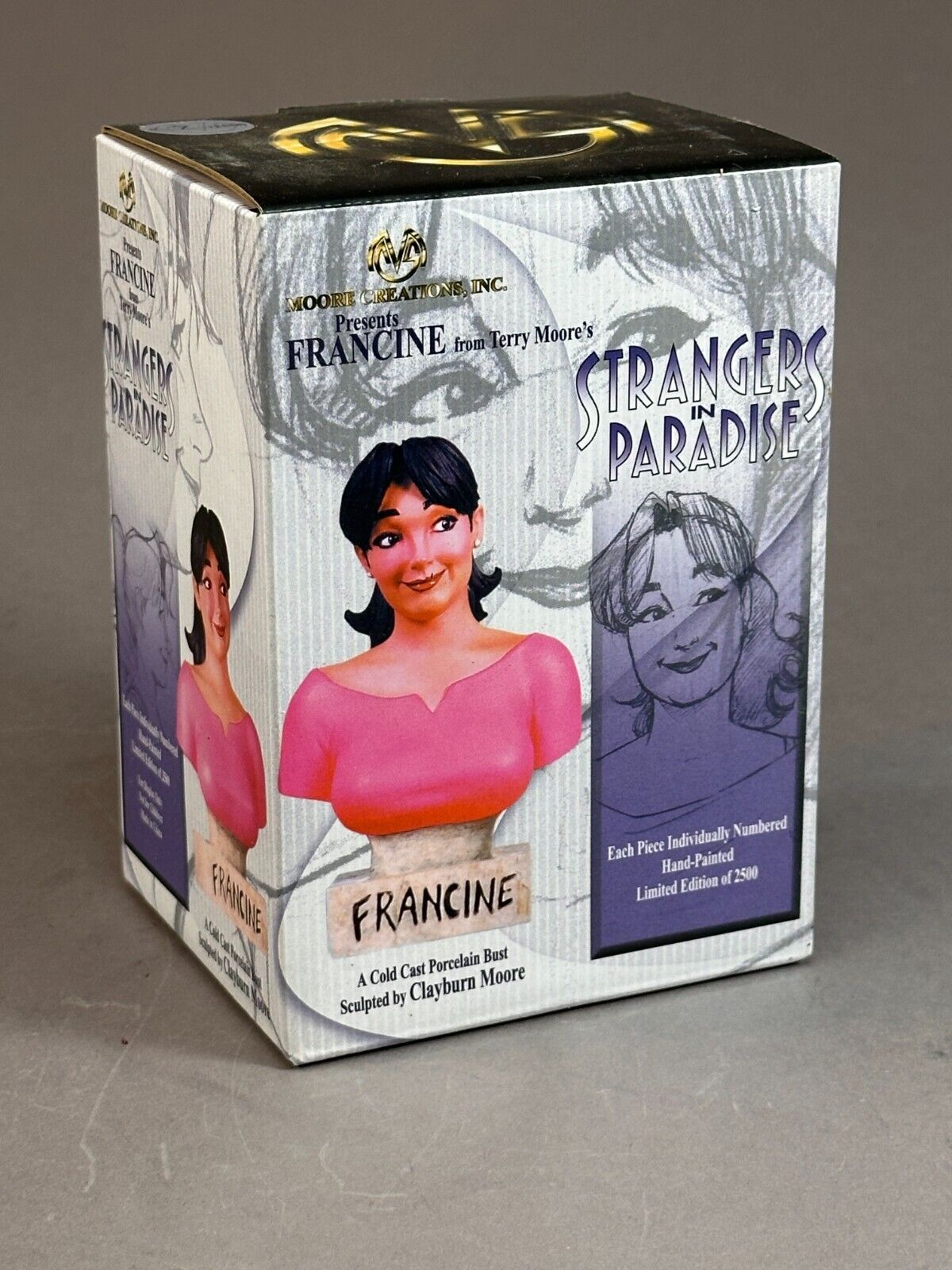 CS Moore Studio and Terry Moore\'s Francine Bust # 6 / 2500 Strangers in Paradise
