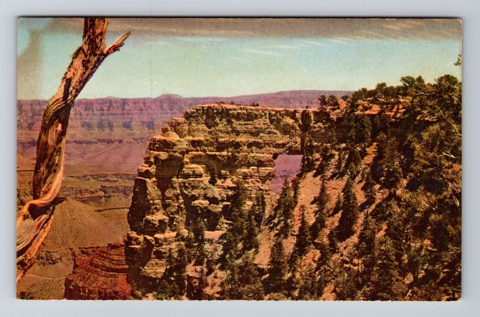 Grand Canyon AZ-Arizona, Angels Window at Cape Royal, Vintage Postcard