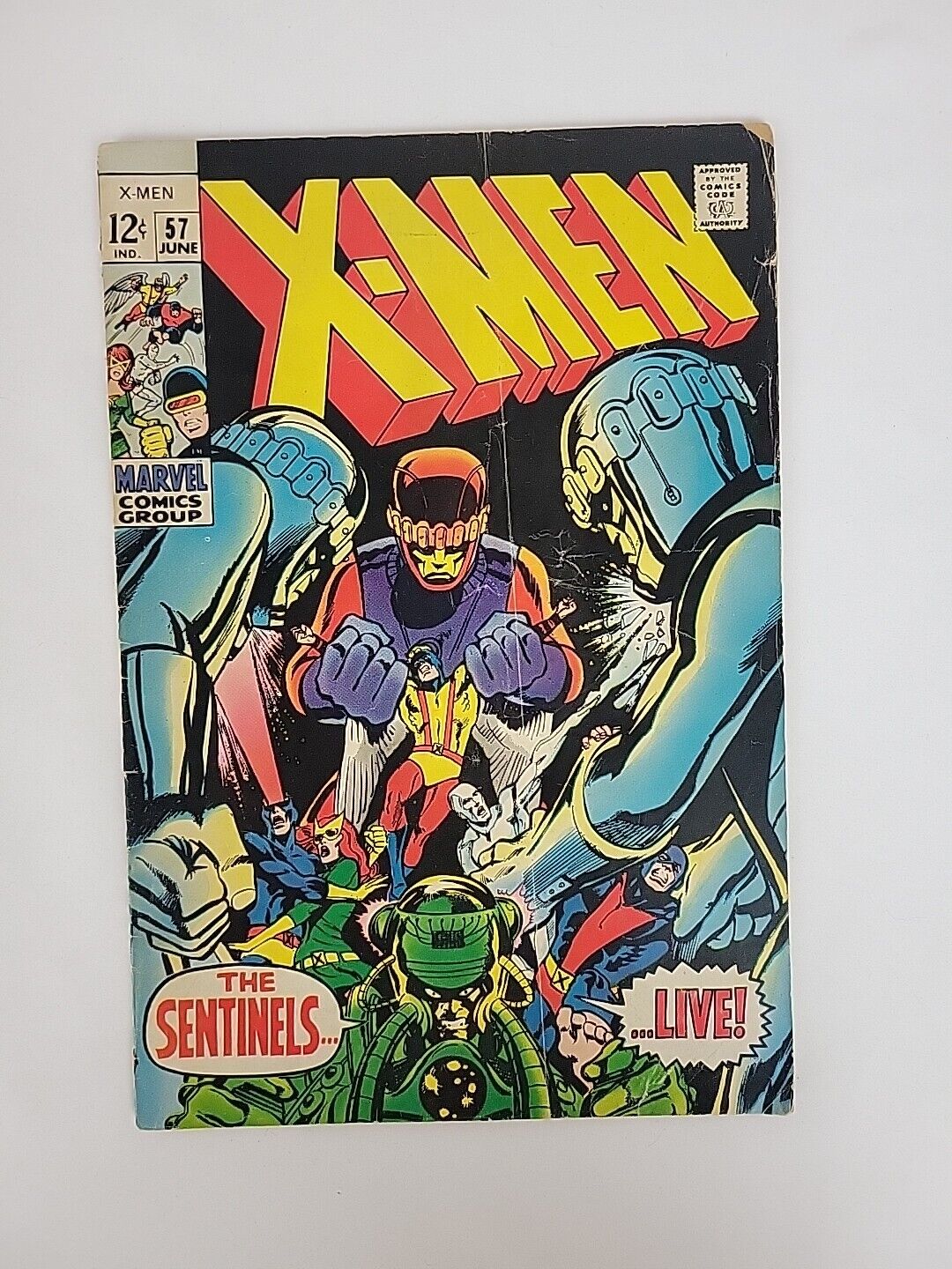 X-Men Issue #57 12 Cent Marvel Comics Group Book