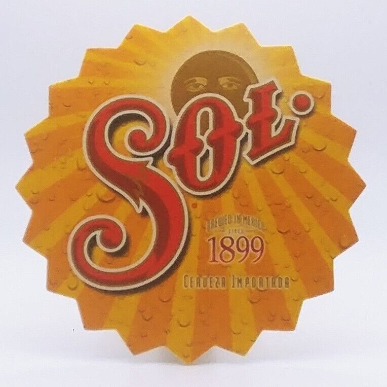 2010 Sol Mexican Lager Beer Coaster Mexico-R455