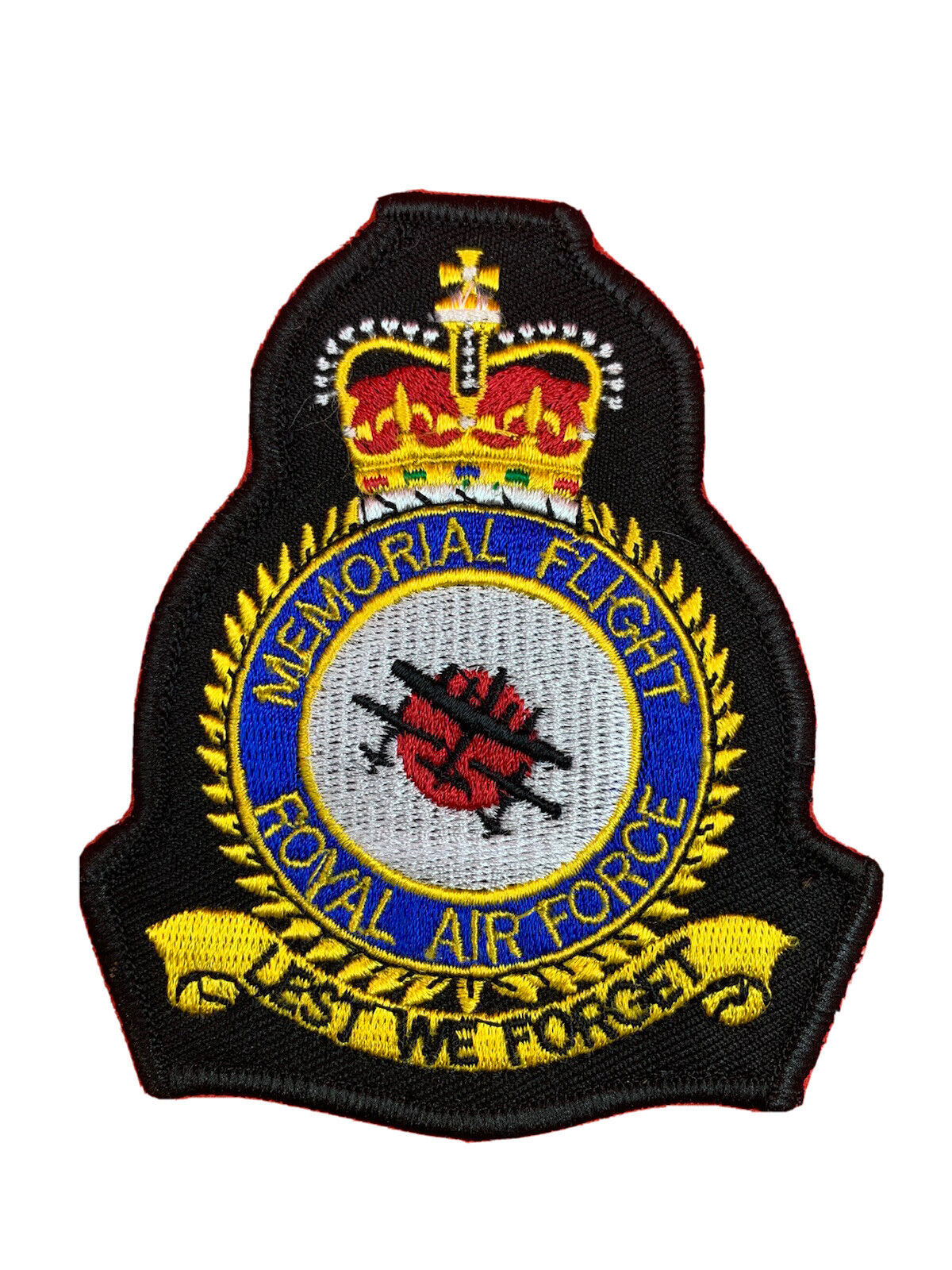 RAF Battle Of Memorial Flight Badge RAF Squadron Machine Embroidered Patches