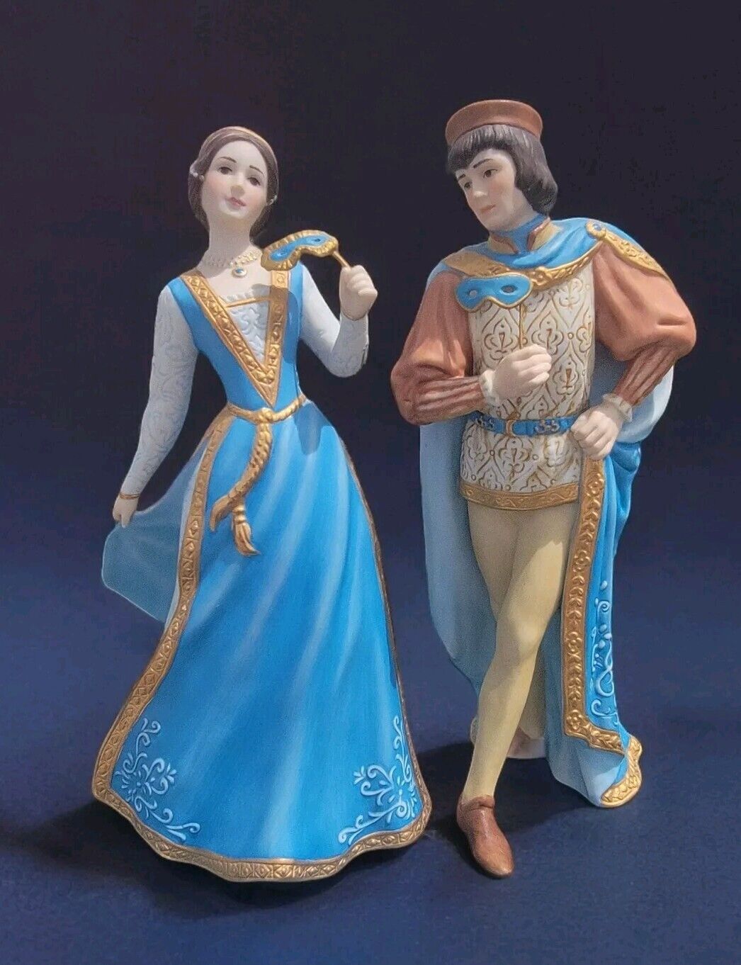 Lenox Romeo & Juliet The Legendary Princesses Porcelain Bisque Figurines 1989