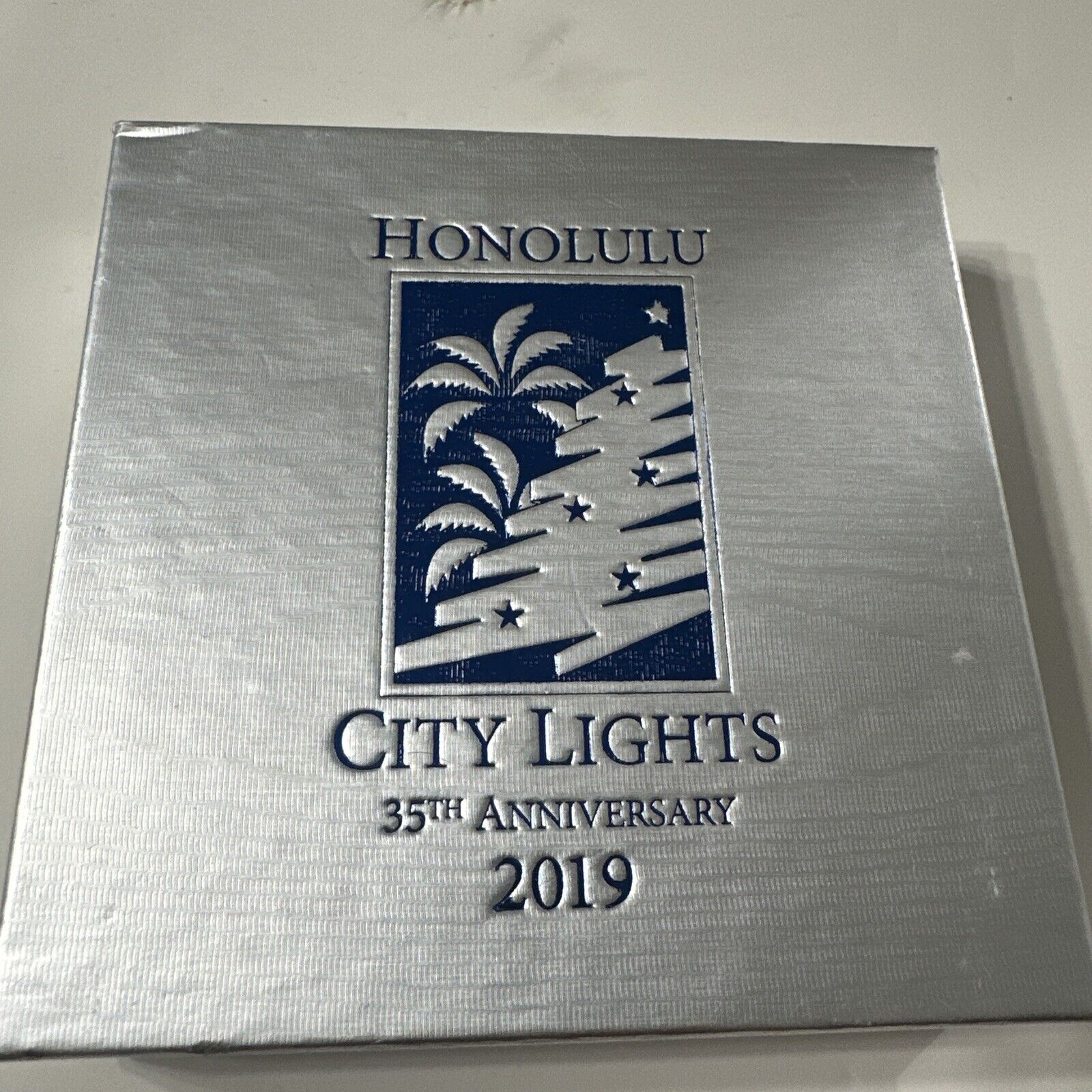 Honolulu City Lights 35th Anniversary Christmas Ornament 2019 Snow Flake