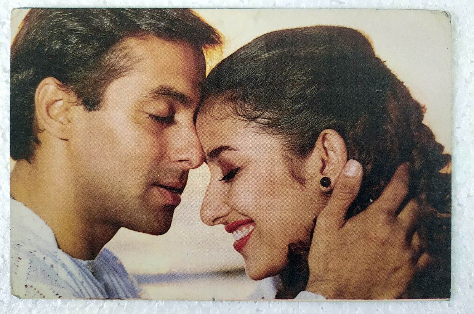Bollywood Actor Salman Khan Manisha Koirala Rare old Original Post card Postcard
