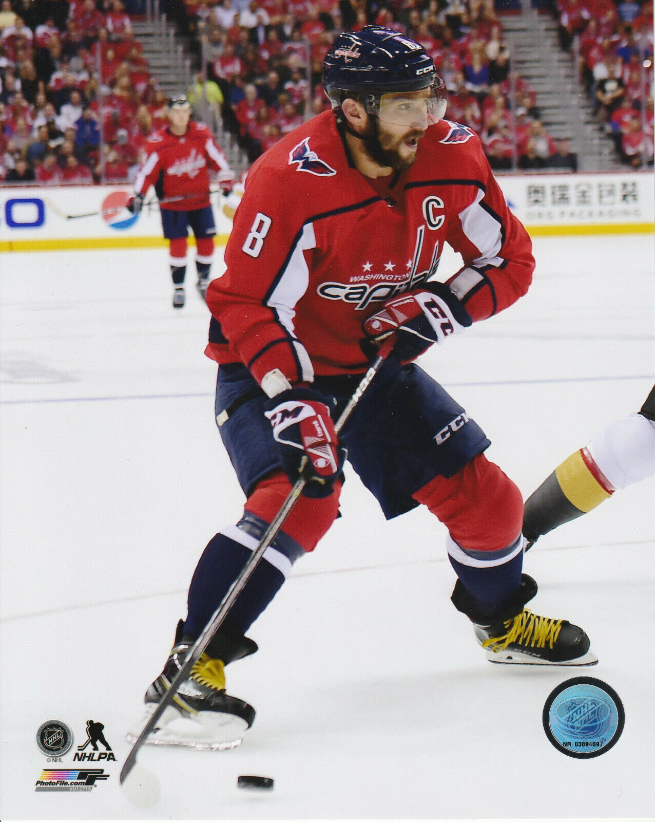 Alex Ovechkin-Washington Capitals- LICENSED 8x10 Hockey Photo