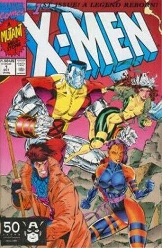 X-Men #1B Jim Lee, Colossus,  Gambit,  Rogue, Psylocke, Marvel Comics 1991