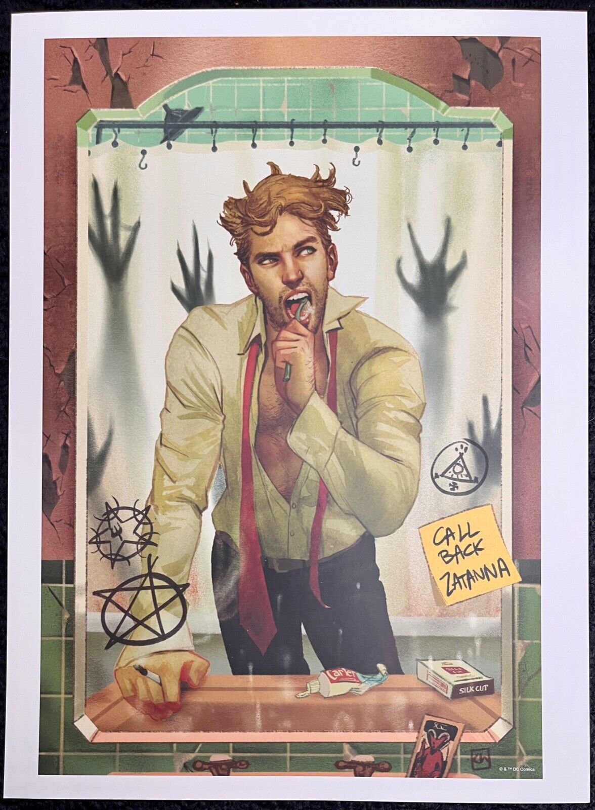 John Constantine DC Pride Poster by Kevin Wada