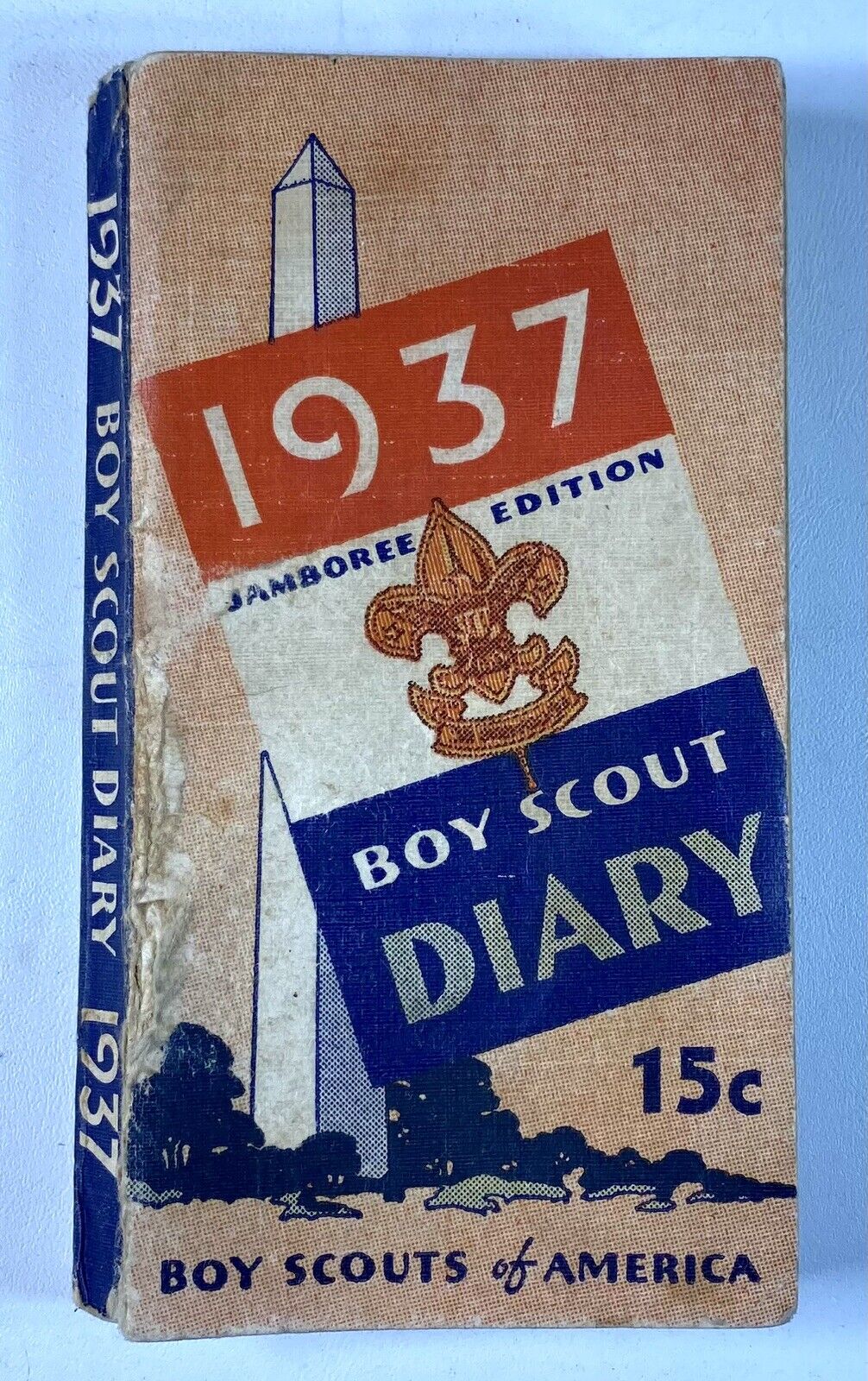 1937 Boy Scout Diary - Jamboree Edition, 256-pages Unused, Clean