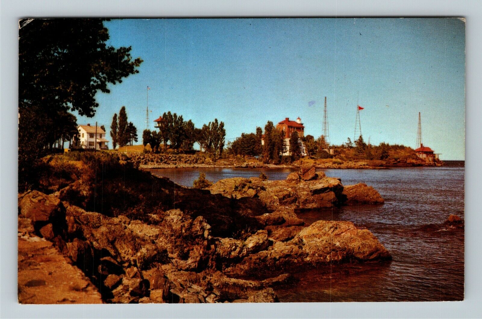 Marquette MI-Michigan, United States Coast Guard Station, Vintage Postcard