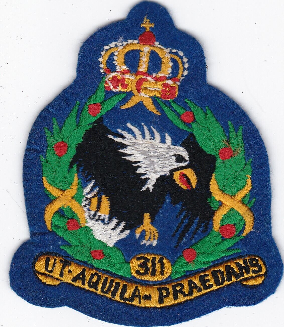 RNLAF Royal Netherlands Air Force 311 Squadron Eagle F-16 Patch N-13