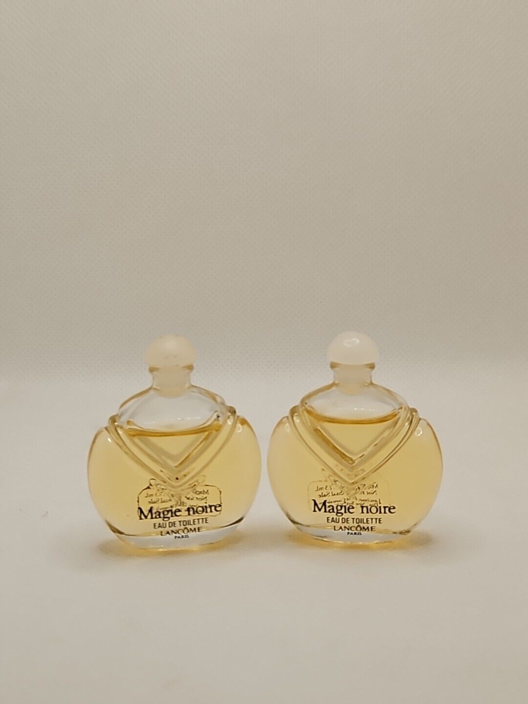 2 Magic Noire Lancome Paris Mini Splash Perfume Vintage. 7.5 Ml Bottle.