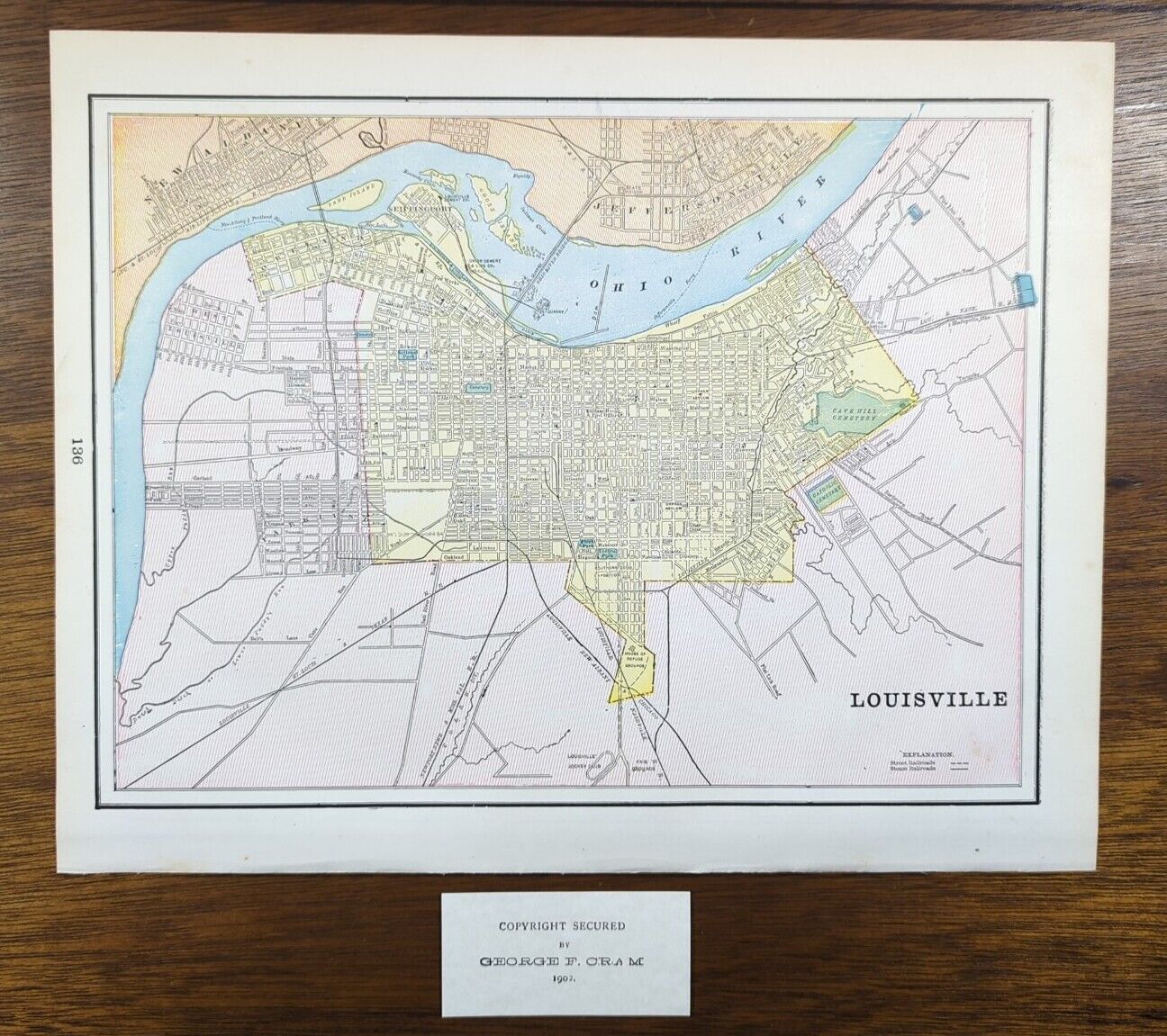 1902 LOUISVILLE KENTUCKY Atlas Map 14\