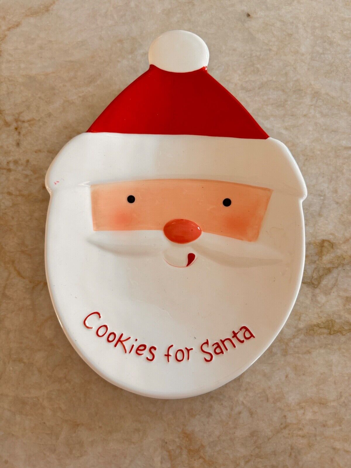 hallmark cookies for santa plate