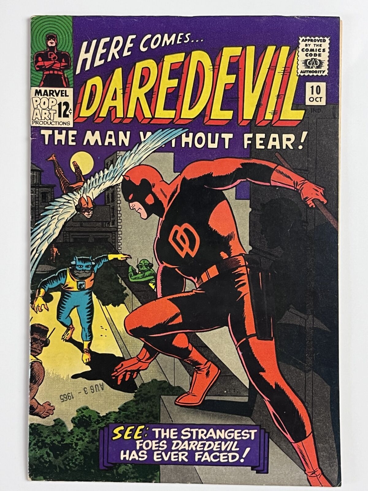 Daredevil #10 (1965) 1st team app. The Ani-Men in 5.5 Fine-