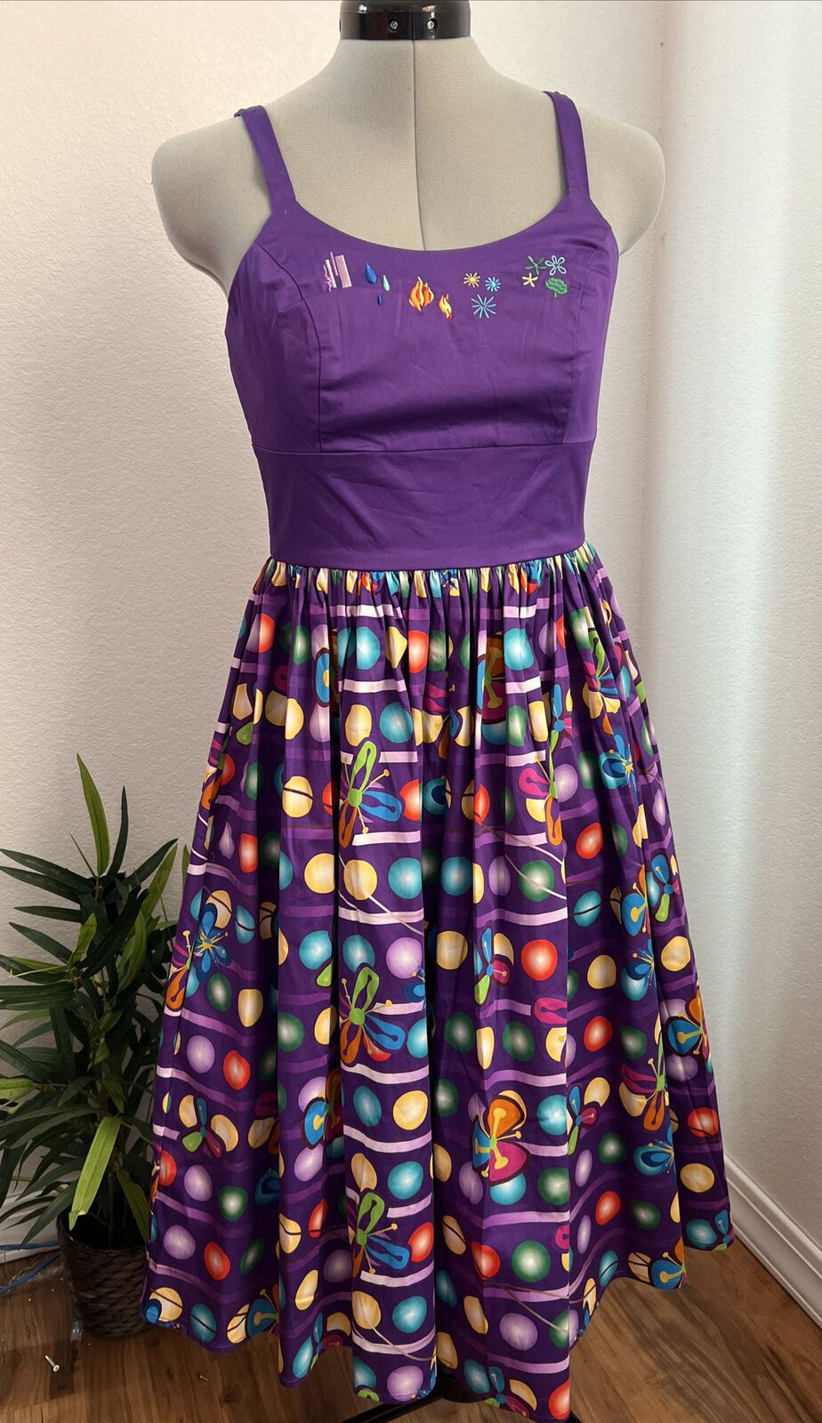 Disney Dress Shop Dress Pixar Inside Out Dress Sz XS NWT