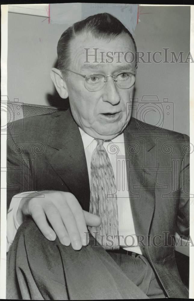 1963 Press Photo Lawyer Basil O\'Connor, National Foundation President