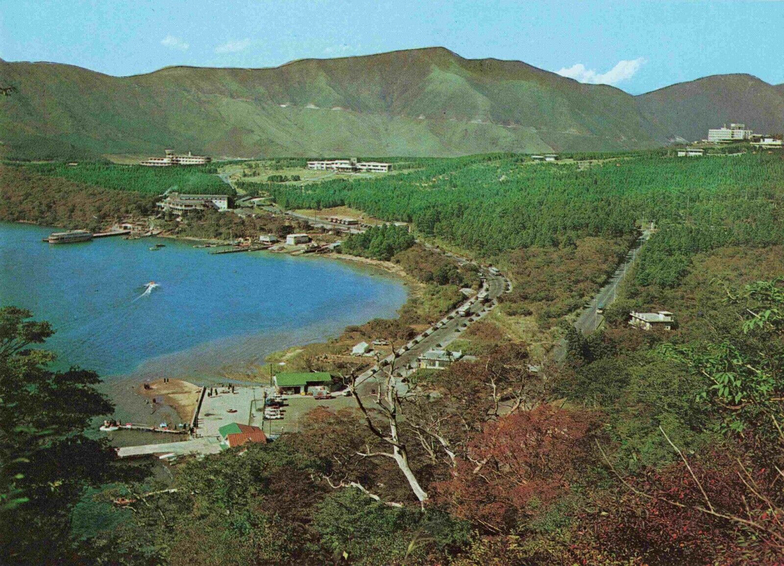 Port Kojiri Togendai Hakone Lake Ashino Tokyo Japan Japanese 1970S Vtg Postcard
