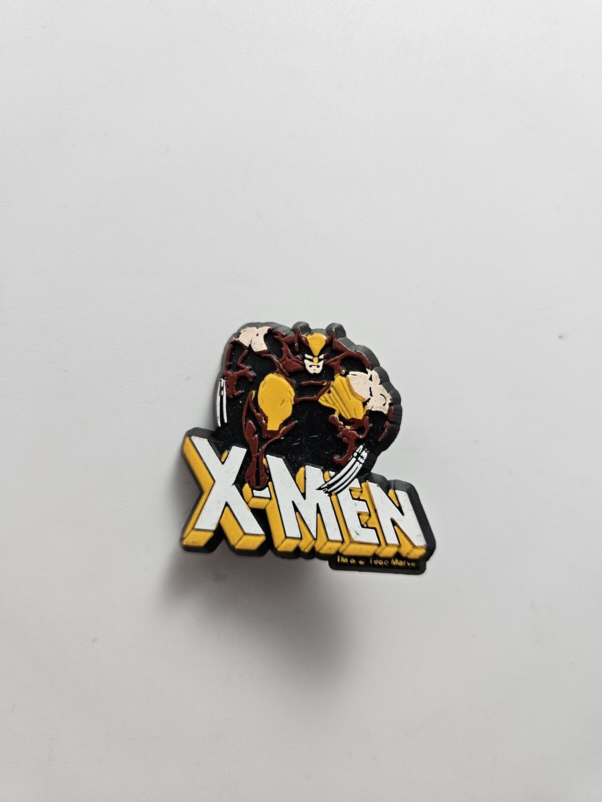 Vintage Marvel Comics X-Men Wolverine Pin 1988 Lightweight Plastic