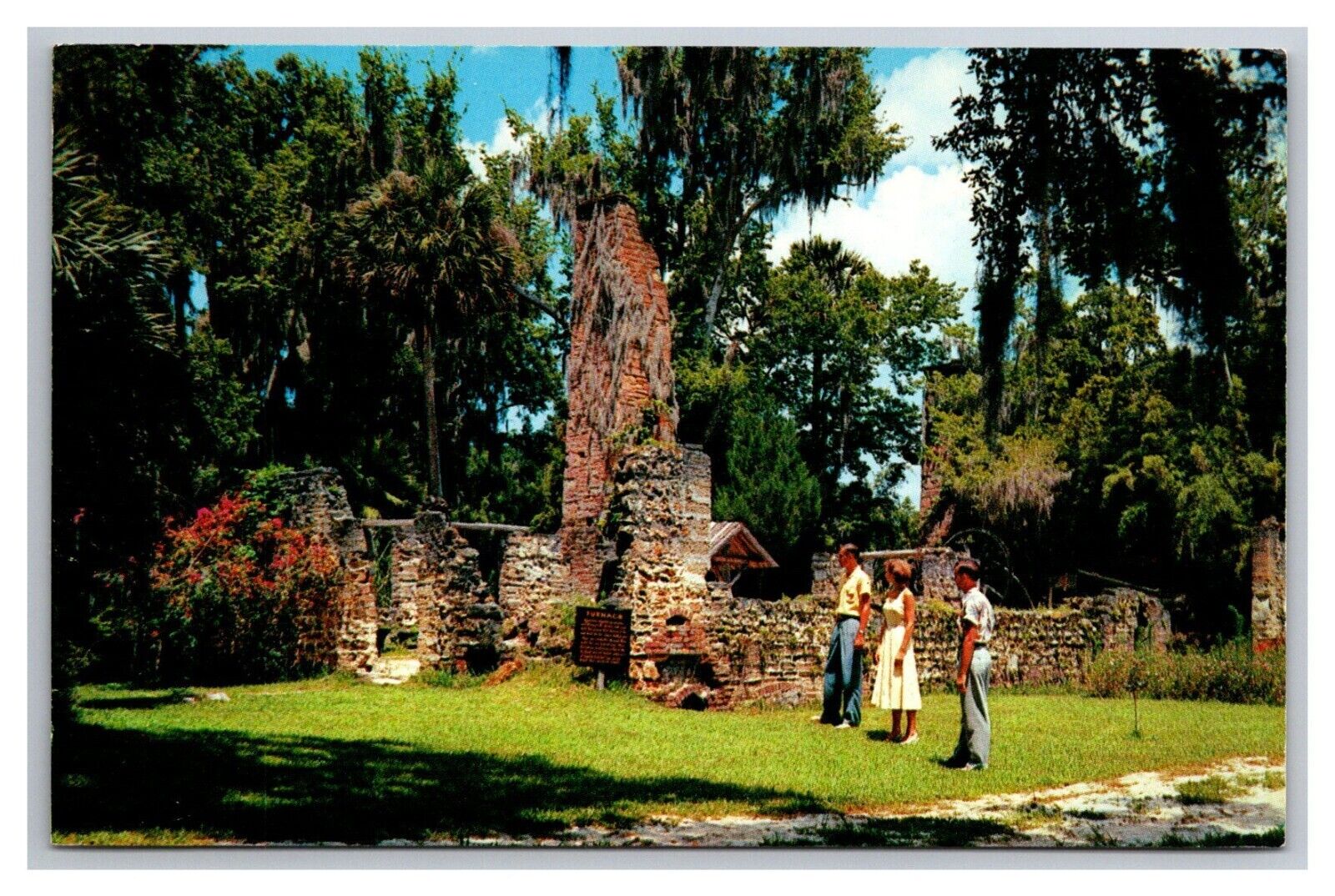 Postcard Daytona Beach Florida Old Sugar Mill