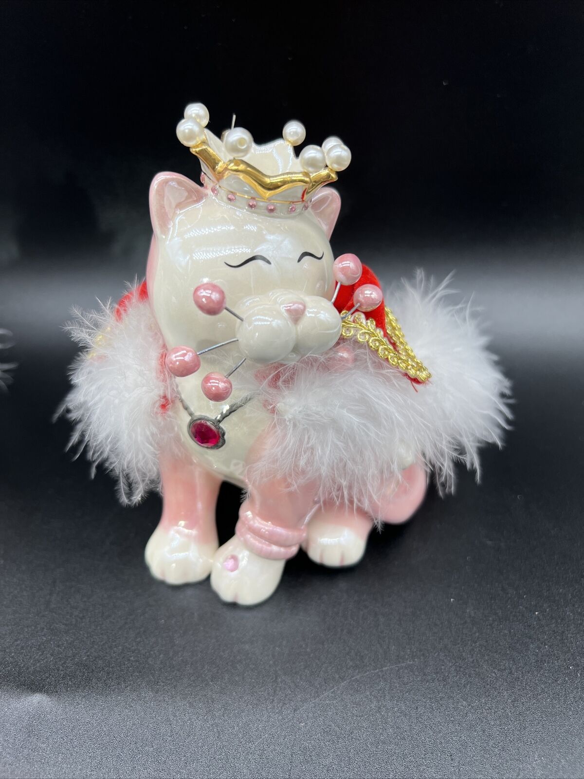 WhimsiClay Queen Cat Sculpture By Amy Lacombe