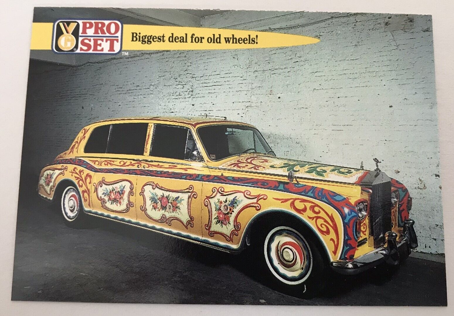 Beatles John Lennon\'s Car Pro Set Collector  Card