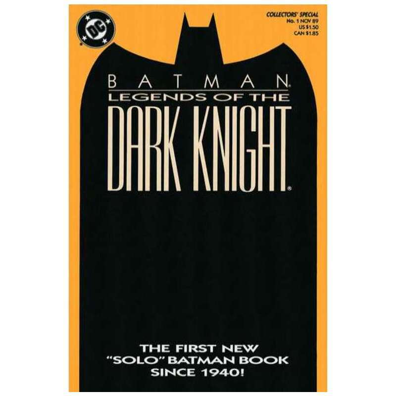 Batman: Legends of the Dark Knight #1 Orange in NM minus cond. DC comics [q*