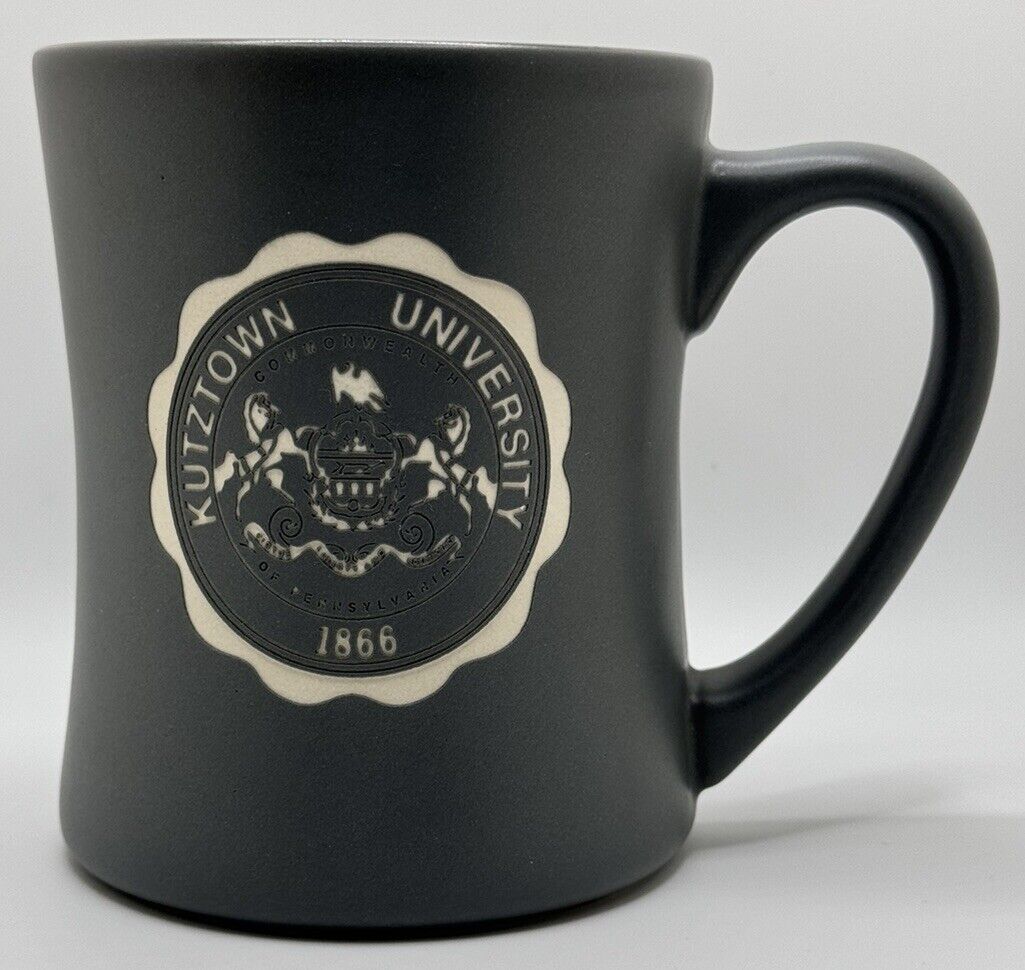 Kutztown University Of Pennsylvania 1866 Ceramic Seal Coffee Mug Grey College
