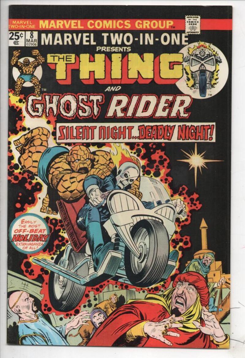 MARVEL TWO-IN-ONE #8, NM+ w/ Mile High COA, Thing, Ghost Rider, 1974