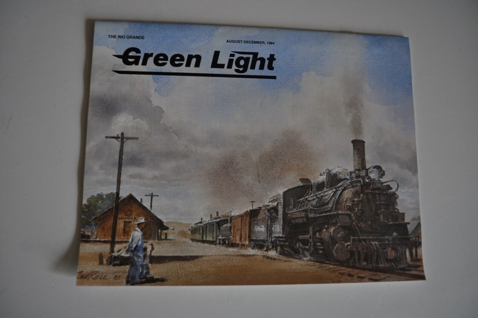 Rio Grande Western Railroad Green Light Magazine August-December 1984