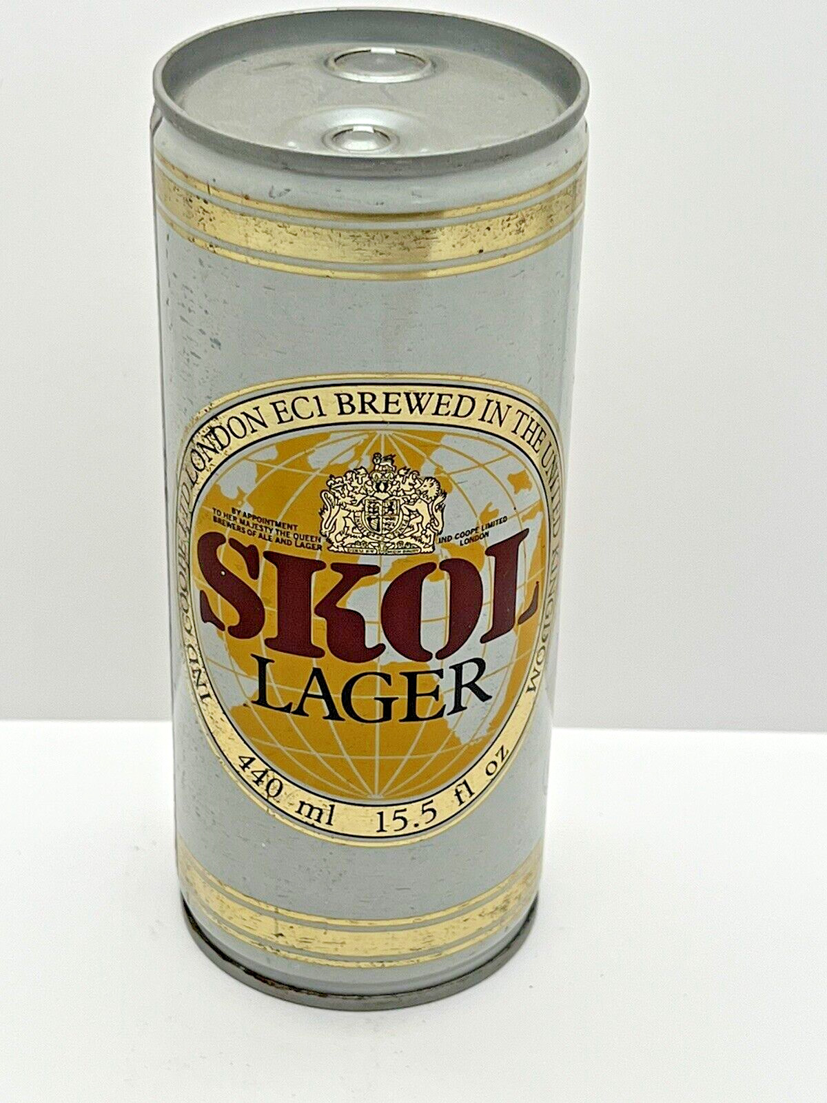 Vintage SKOL LAGER LONDON minnesota vikings Beer Can PART OF 400 CAN COLLECTION