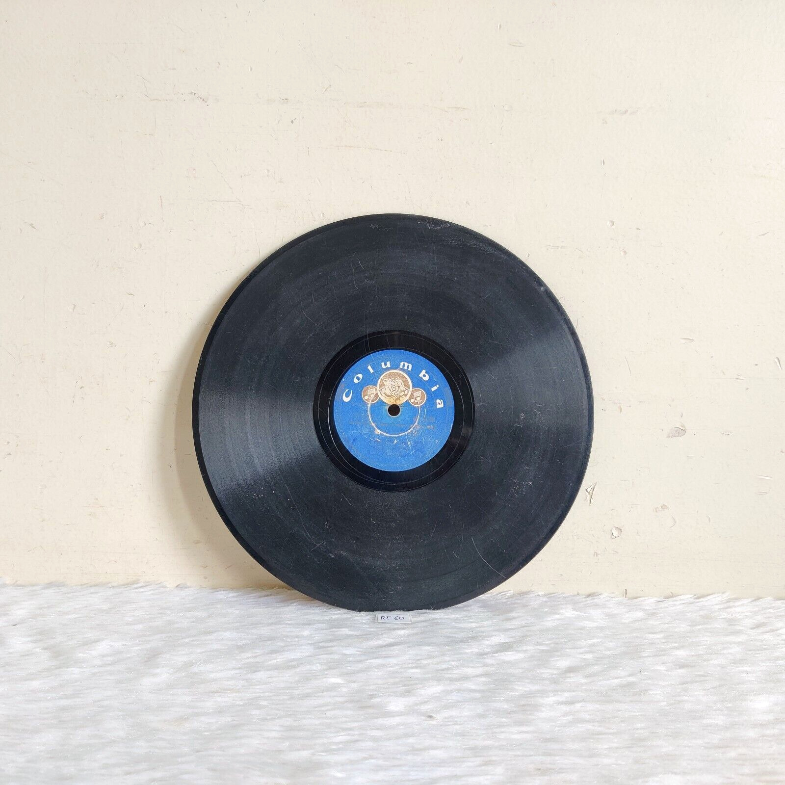 1946 Vintage Hindi Film-Anmol Ghadi Song No.3739 Columbia Gramophone Record RE60