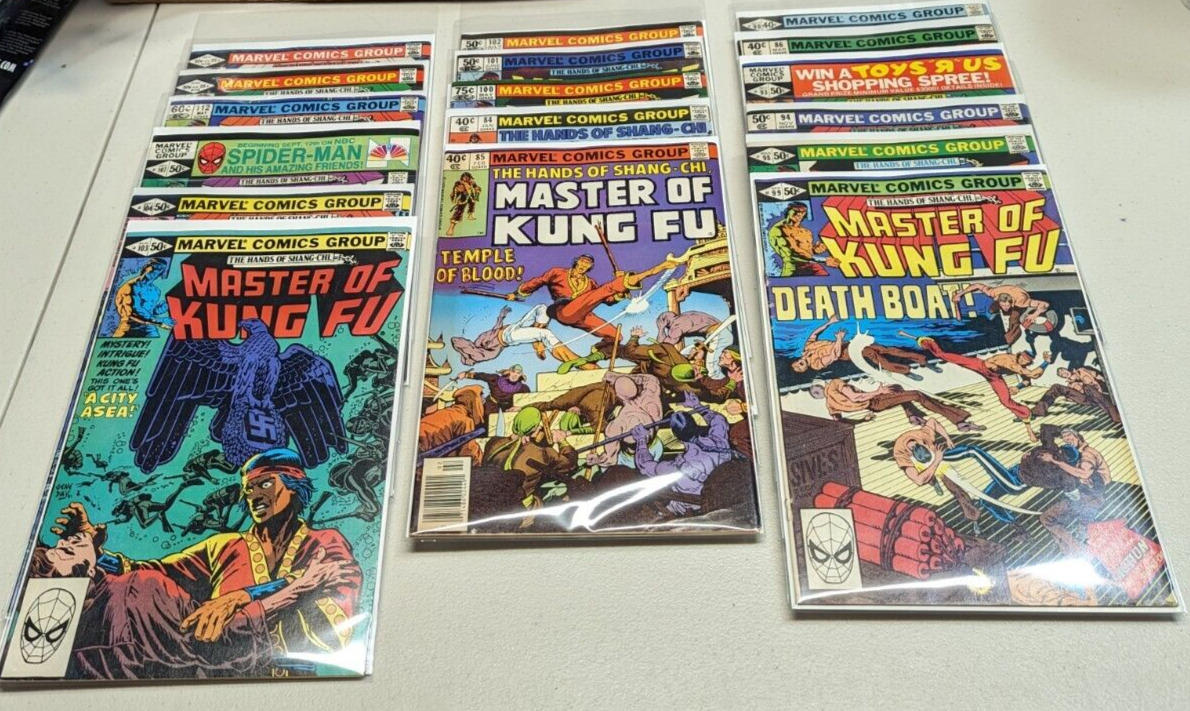 Master of Kung Fu Comic Book Lot - see details for issue #