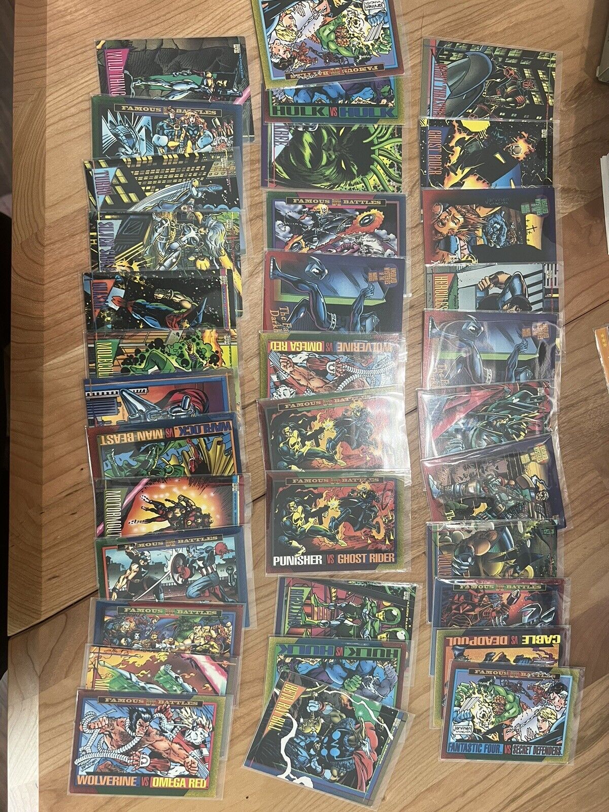1993 marvel skybox cards Lot of 35