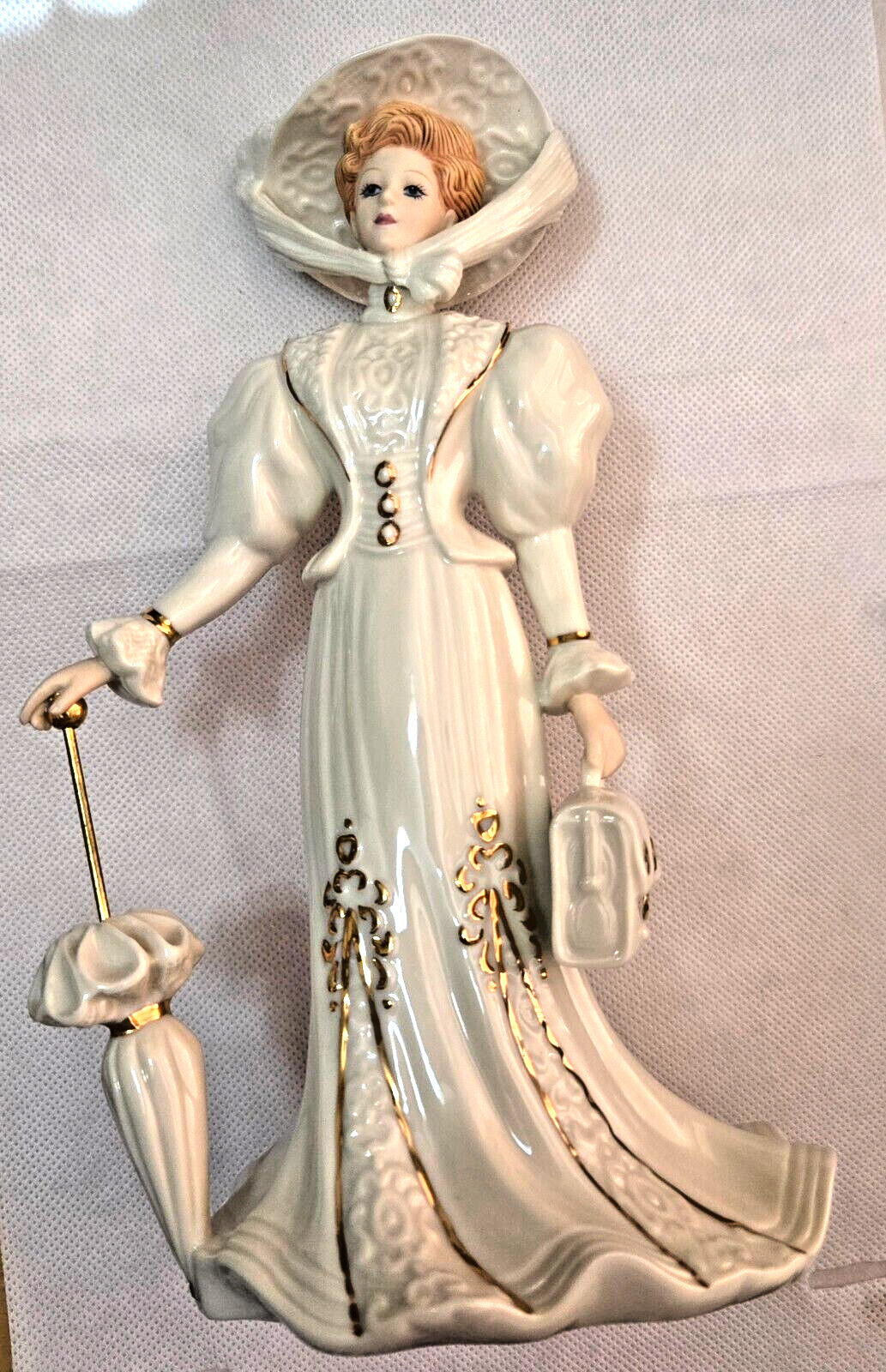 Vintage Lenox Grand Voyage Victorian Lady Figurine